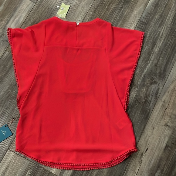 ANTHROPOLOGIE Meadow Rue Flutter Sleeve Crochet Top XS NEW - Picture 6 of 7